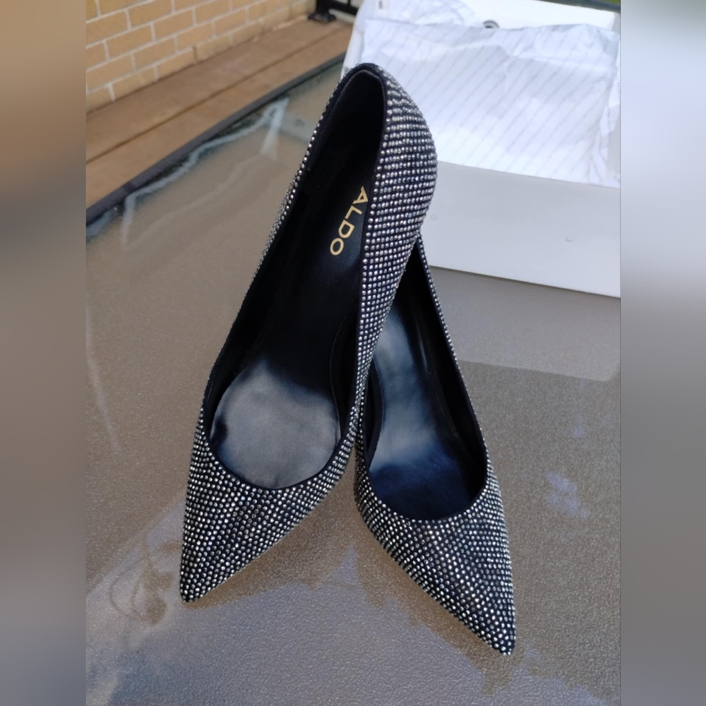 Aldo sparkly party heels 8.5